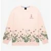 Disney Princess Aurora Embroidered Floral Crewneck - BoxLunch Exclusive -Boxlunch Shop unnamed file