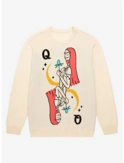 Disney The Nightmare Before Christmas Sally Playing Card Crewneck - BoxLunch Exclusive