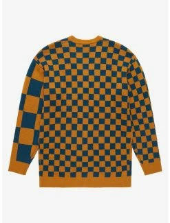 Alternative view of Harry Potter Ravenclaw Checkered Women's Cardigan - BoxLunch Exclusive