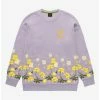 Disney Tangled Rapunzel Embroidered Crewneck - BoxLunch Exclusive -Boxlunch Shop unnamed file 110