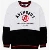 Marvel Avengers Two-Tone Crewneck - BoxLunch Exclusive -Boxlunch Shop unnamed file 122