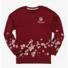 Disney Mulan Embroidered Floral Crewneck - BoxLunch Exclusive -Boxlunch Shop unnamed file 124