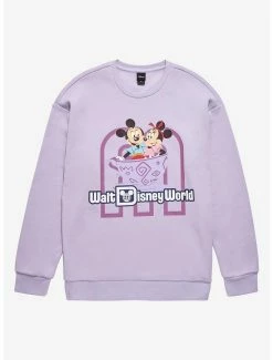Disney Walt Disney World 50th Anniversary Mickey & Minnie Mouse Mad Tea Party Crewneck - BoxLunch Exclusive