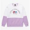 Sanrio Little Twin Stars Embroidered Panel Crewneck - BoxLunch Exclusive -Boxlunch Shop unnamed file 138