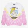 Sailor Moon Princess Serenity Messenger Of Love Tie-Dye Crewneck - BoxLunch Exclusive