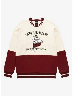 Disney Peter Pan Captain Hook Panel Crewneck - BoxLunch Exclusive