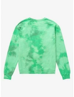 Alternative view of My Hero Academia X Hello Kitty And Friends Tsuyu & Keroppi Women’s Tie-Dye Crewneck - BoxLunch Exclusive