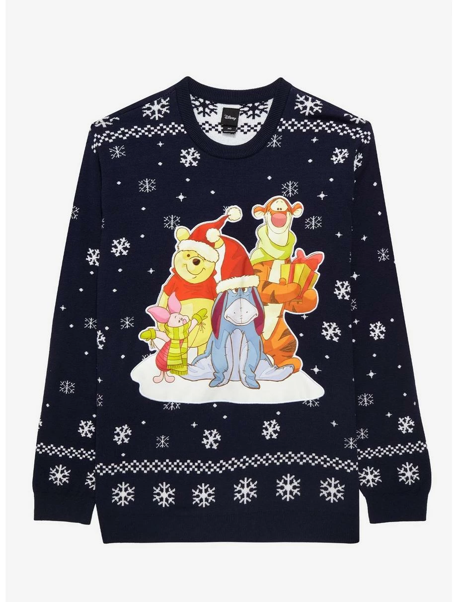 Boxlunch Disney Winnie The Pooh Pooh & Friends Holiday Sweater 3 Boxlunch Disney Winnie The Pooh Pooh & Friends Holiday Sweater