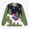 Disney Lilo & Stitch Sledding Stitch Holiday Sweater - BoxLunch Exclusive