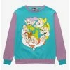 Cakeworthy Disney Snow White And The Seven Dwarfs Group Portrait Color Block Women's Crewneck - BoxLunch Exclusive -Boxlunch Shop unnamed file 188