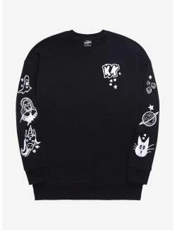 Boxlunch Our Universe Marvel Ms. Marvel Kamala's Doodles Crewneck