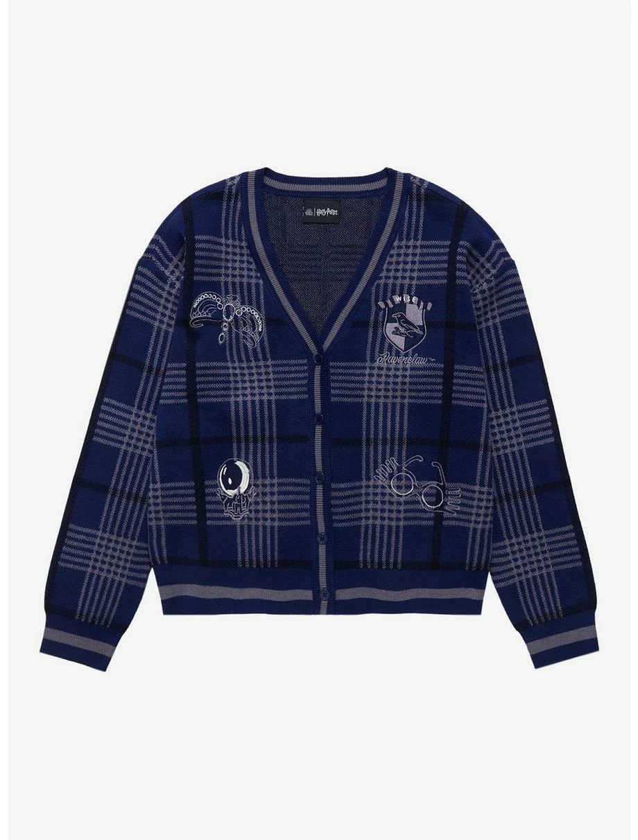 Harry Potter Ravenclaw Women's Cardigan - BoxLunch Exclusive 3 Harry Potter Ravenclaw Women's Cardigan - BoxLunch Exclusive