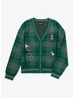 Harry Potter Slytherin Women's Cardigan - BoxLunch Exclusive