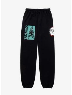 Demon Slayer: Kimetsu No Yaiba Tanjiro Panel Sleep Pants - BoxLunch Exclusive