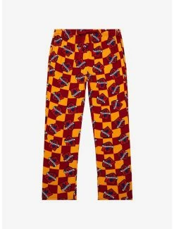 Harry Potter Gryffindor House Crest Checkered Sleep Pants - BoxLunch Exclusive