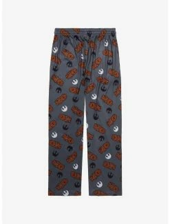 Alternative view of Star Wars Chewbacca & Rebel Logo Allover Print Sleep Pants - BoxLunch Exclusive