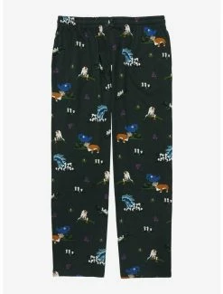 Alternative view of Studio Ghibli Princess Mononoke Icons Allover Print Sleep Pants - BoxLunch Exclusive