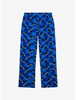 Harry Potter Ravenclaw House Crest Checkered Sleep Pants - BoxLunch Exclusive -Boxlunch Shop unnamed file 276