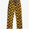 Harry Potter Hufflepuff House Crest Checkered Sleep Pants - BoxLunch Exclusive -Boxlunch Shop unnamed file 281
