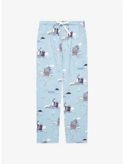 Studio Ghibli Howl’s Moving Castle Icons & Characters Allover Print Sleep Pants - BoxLunch Exclusive