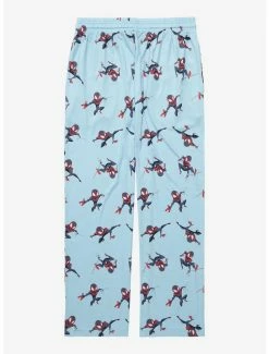 Alternative view of Boxlunch Marvel Spider-Man: Into The Spider-Verse Miles Morales Allover Print Sleep Pants