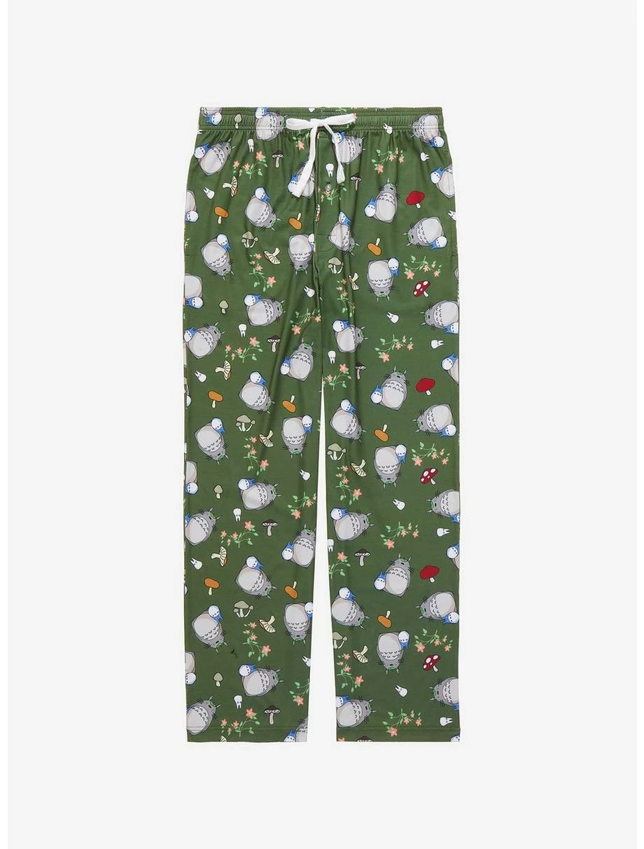 Studio Ghibli My Neighbor Totoro Icons Allover Print Sleep Pants - BoxLunch Exclusive 3 Studio Ghibli My Neighbor Totoro Icons Allover Print Sleep Pants - BoxLunch Exclusive