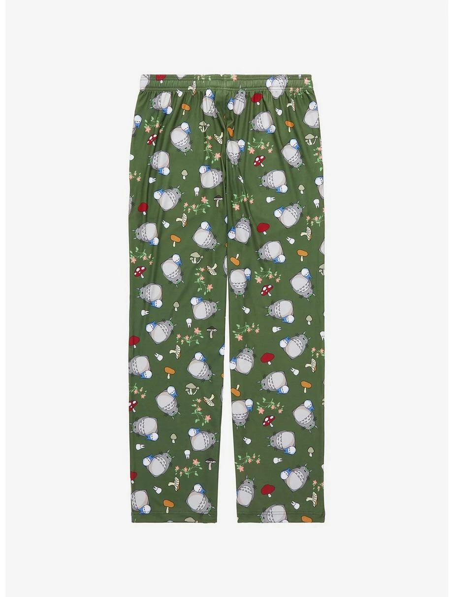 Studio Ghibli My Neighbor Totoro Icons Allover Print Sleep Pants - BoxLunch Exclusive 4 Studio Ghibli My Neighbor Totoro Icons Allover Print Sleep Pants - BoxLunch Exclusive - Image 2