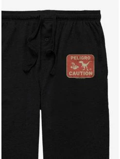 Boxlunch Jurassic World Caution Snake Sign Pajama Pants -Boxlunch Shop unnamed file 381