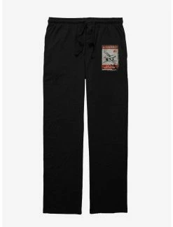 Boxlunch Jurassic World Stay Away Sign Pajama Pants