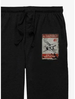 Alternative view of Boxlunch Jurassic World Stay Away Sign Pajama Pants