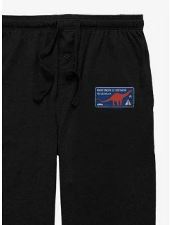 Boxlunch Jurassic World Keep Your Distance Sign Pajama Pants -Boxlunch Shop unnamed file 385