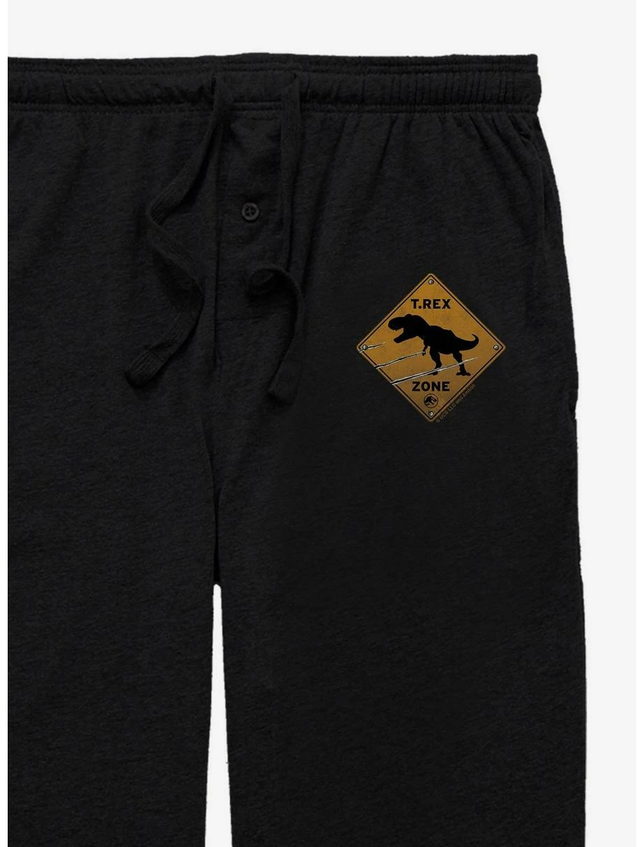 Boxlunch Jurassic World T-Rex Zone Sign Pajama Pants 4 Boxlunch Jurassic World T-Rex Zone Sign Pajama Pants - Image 2