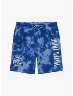 Boxlunch Shop 30 Avatar: The Last Airbender Water Tribe Tie-Dye Shorts - BoxLunch Exclusive