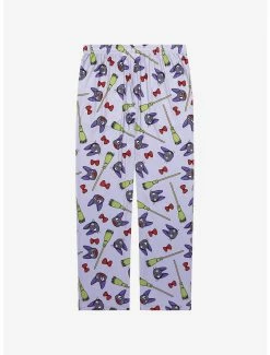 Alternative view of Studio Ghibli Kiki's Delivery Service Jiji & Icons Allover Print Sleep Pants - BoxLunch Exclusive
