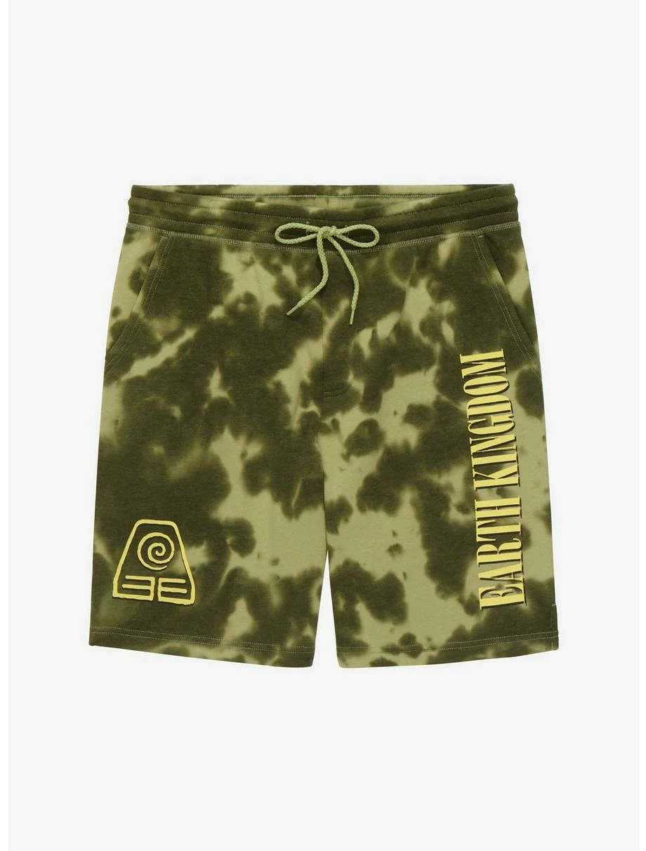 Avatar: The Last Airbender Earth Kingdom Tie-Dye Shorts - BoxLunch Exclusive 3 Avatar: The Last Airbender Earth Kingdom Tie-Dye Shorts - BoxLunch Exclusive