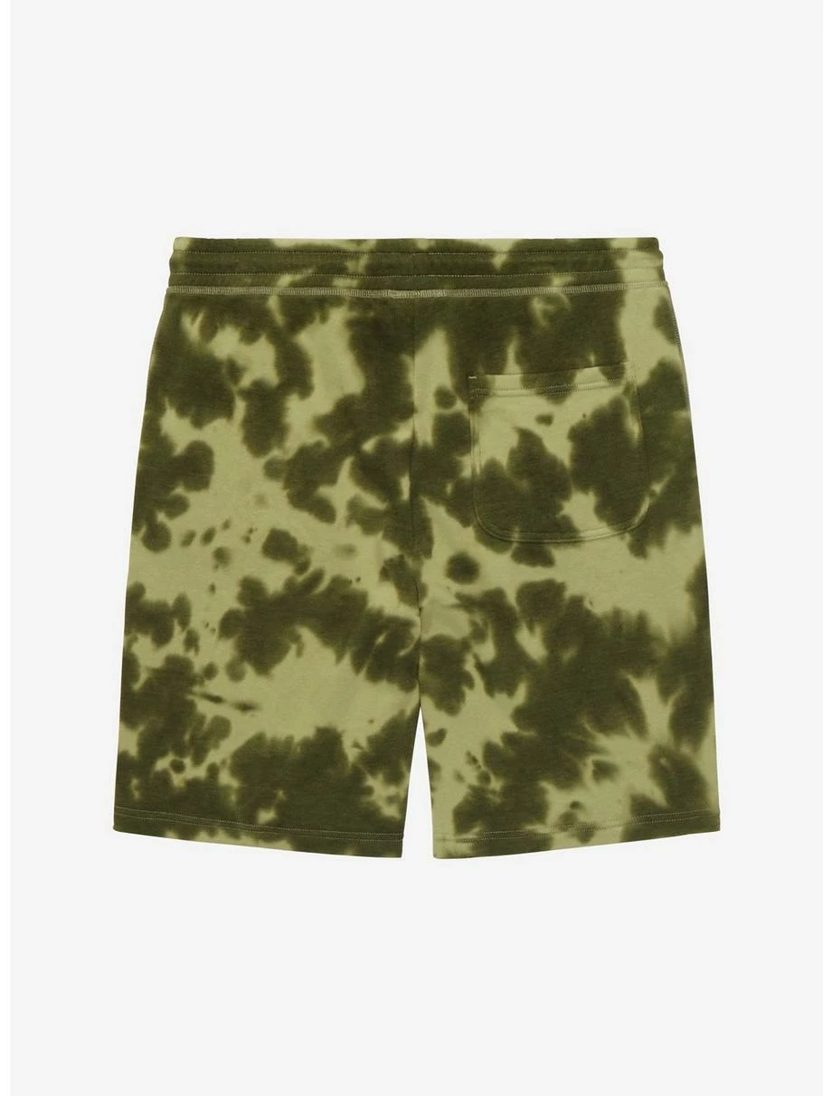 Avatar: The Last Airbender Earth Kingdom Tie-Dye Shorts - BoxLunch Exclusive 4 Avatar: The Last Airbender Earth Kingdom Tie-Dye Shorts - BoxLunch Exclusive - Image 2