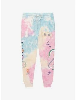 Boxlunch Shop 12 Studio Ghibli Spirited Away Icons Tie-Dye Joggers - BoxLunch Exclusive