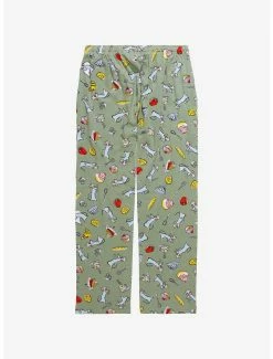 Disney Pixar Ratatouille Remy & Snacks Allover Print Sleep Pants - BoxLunch Exclusive -Boxlunch Shop unnamed file 435