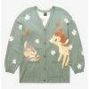Our Universe Disney Bambi 80th Anniversary Thumper & Bambi Floral Women’s Cardigan - BoxLunch Exclusive -Boxlunch Shop unnamed file 48