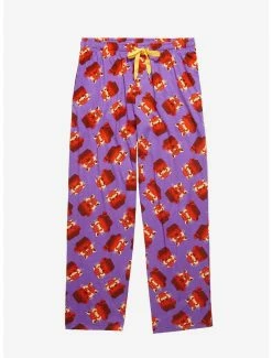 Disney Pixar Turning Red Mei The Red Panda Expressions Sleep Pants - BoxLunch Exclusive