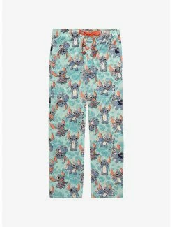 Disney Lilo & Stitch Tropical Leaves Allover Print Sleep Pants - BoxLunch Exclusive