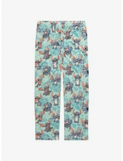 Alternative view of Disney Lilo & Stitch Tropical Leaves Allover Print Sleep Pants - BoxLunch Exclusive