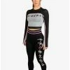 Boxlunch Friends Athletic Leggings And Long Sleeve Top Set