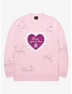 Disney Princess Once Upon A Time Heart Crewneck - BoxLunch Exclusive