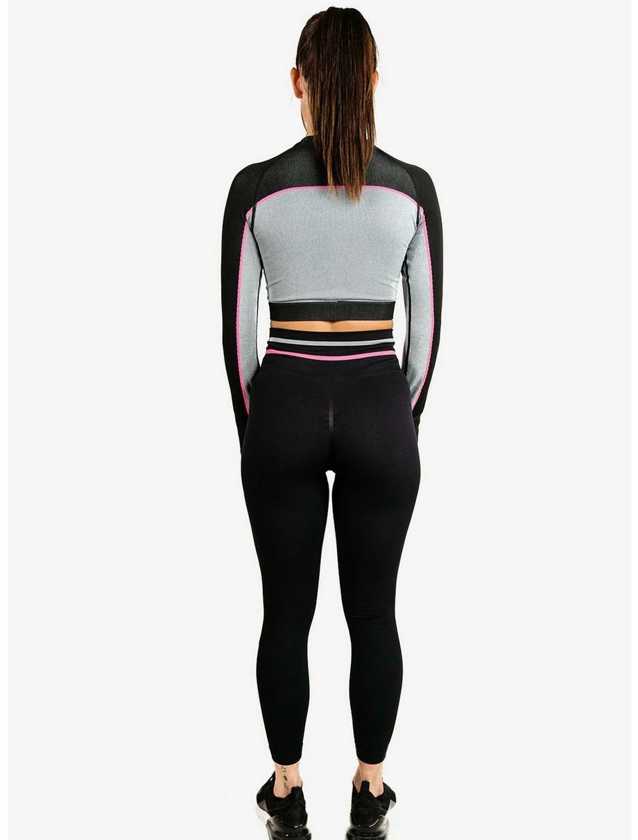 Boxlunch Friends Athletic Leggings And Long Sleeve Top Set 4 Boxlunch Friends Athletic Leggings And Long Sleeve Top Set - Image 2