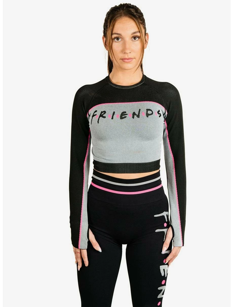 Boxlunch Friends Athletic Leggings And Long Sleeve Top Set 5 Boxlunch Friends Athletic Leggings And Long Sleeve Top Set - Image 3