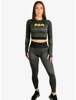 Boxlunch DC Comics Batgirl Athletic Leggings And Long Sleeve Top Set