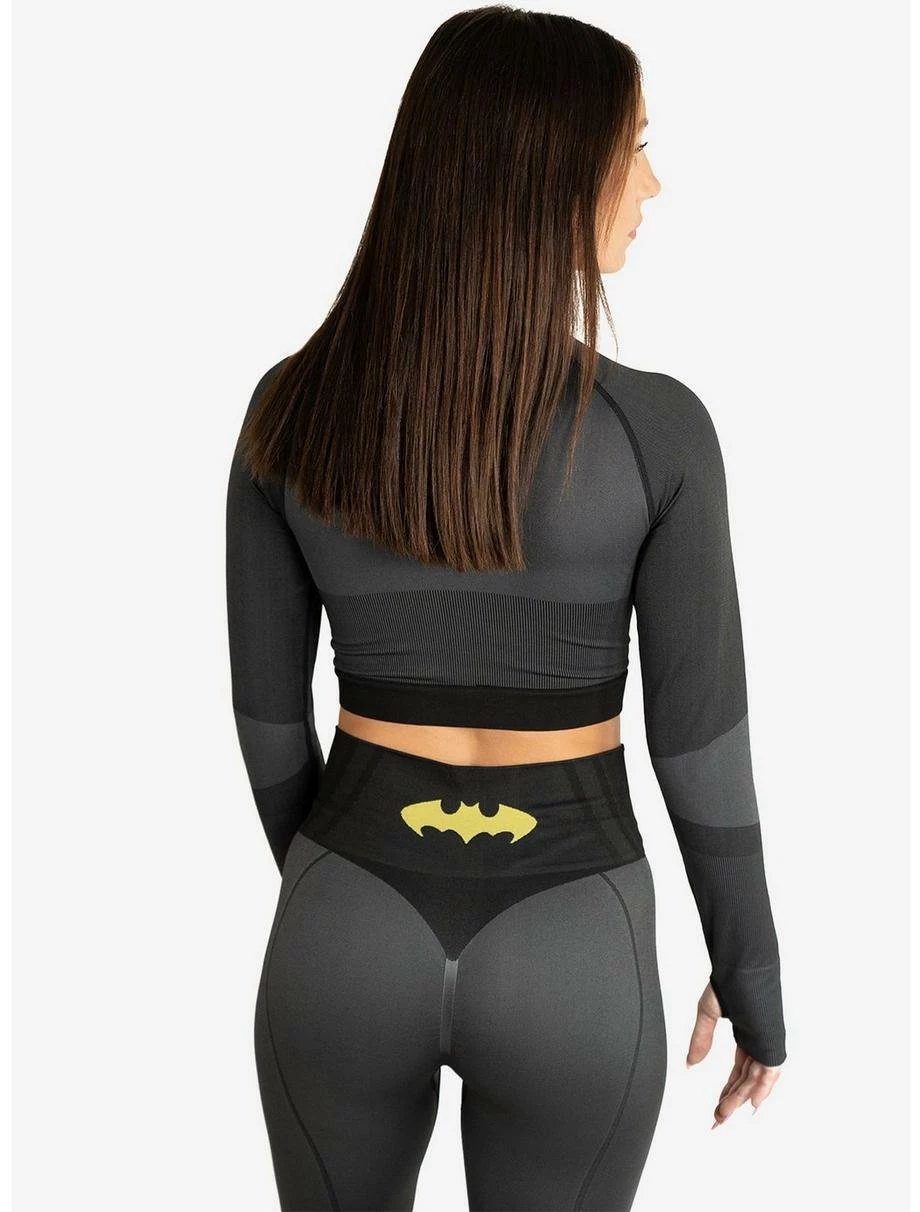 Boxlunch DC Comics Batgirl Athletic Leggings And Long Sleeve Top Set 7 Boxlunch DC Comics Batgirl Athletic Leggings And Long Sleeve Top Set - Image 5