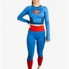 Boxlunch DC Comics Supergirl Athletic Leggings And Long Sleeve Top Set -Boxlunch Shop unnamed file 551