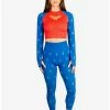 Boxlunch DC Comics Wonder Woman Athletic Leggings And Long Sleeve Top Set